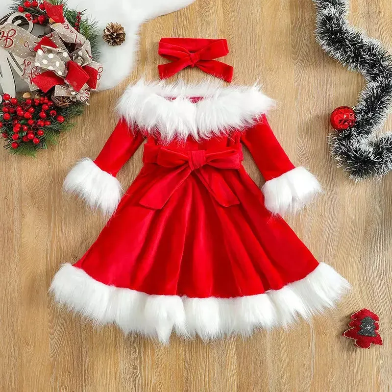 Baby Girl Santas-Helper A-Line Party Dress