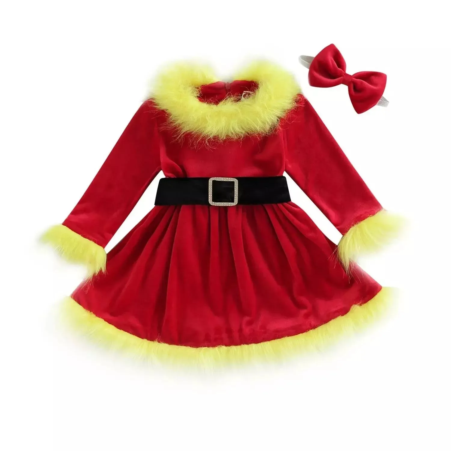 Baby Girl Santas-Helper A-Line Party Dress