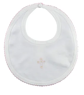 Baby Girl's Cross Bib