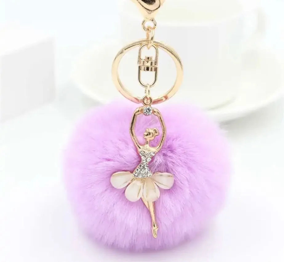 Ballet Girl Keyring for bag