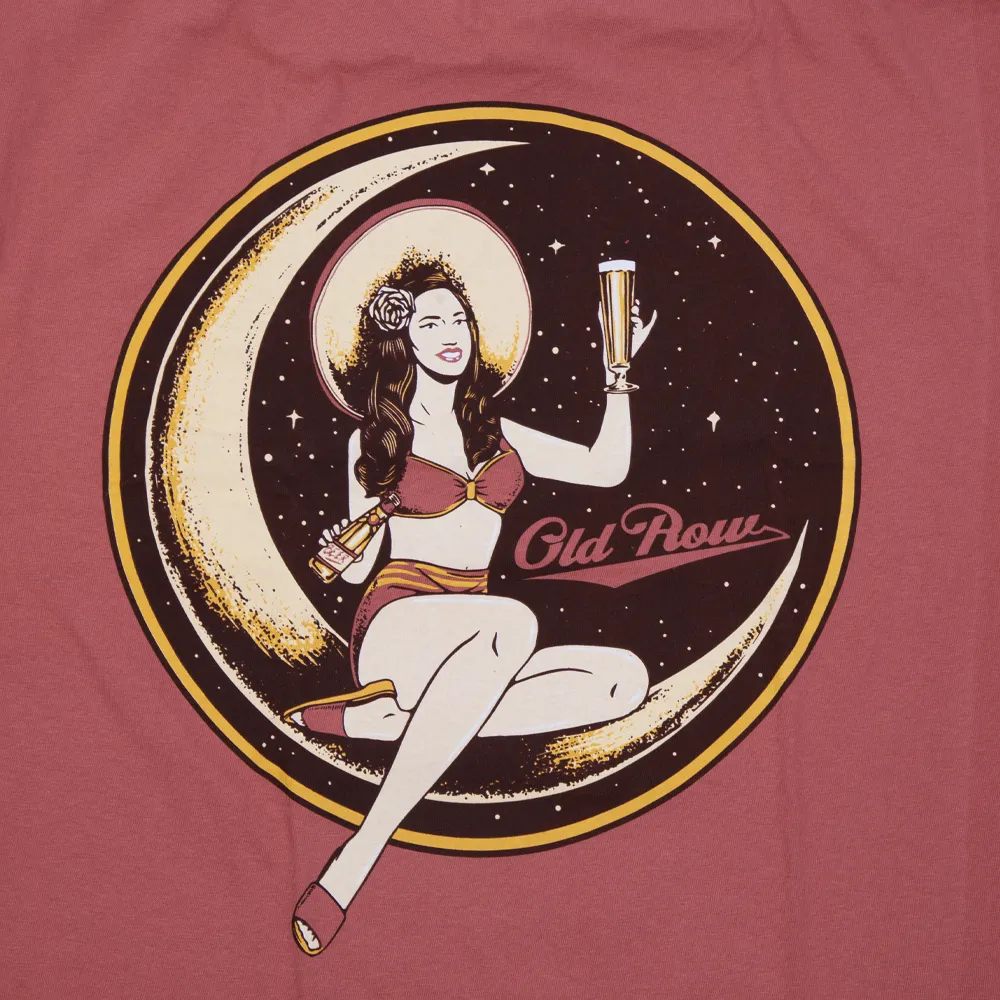 Beer Girl Moon Pocket Tee