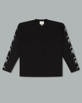 Big Rig Long Sleeve Tee. Jet Black.