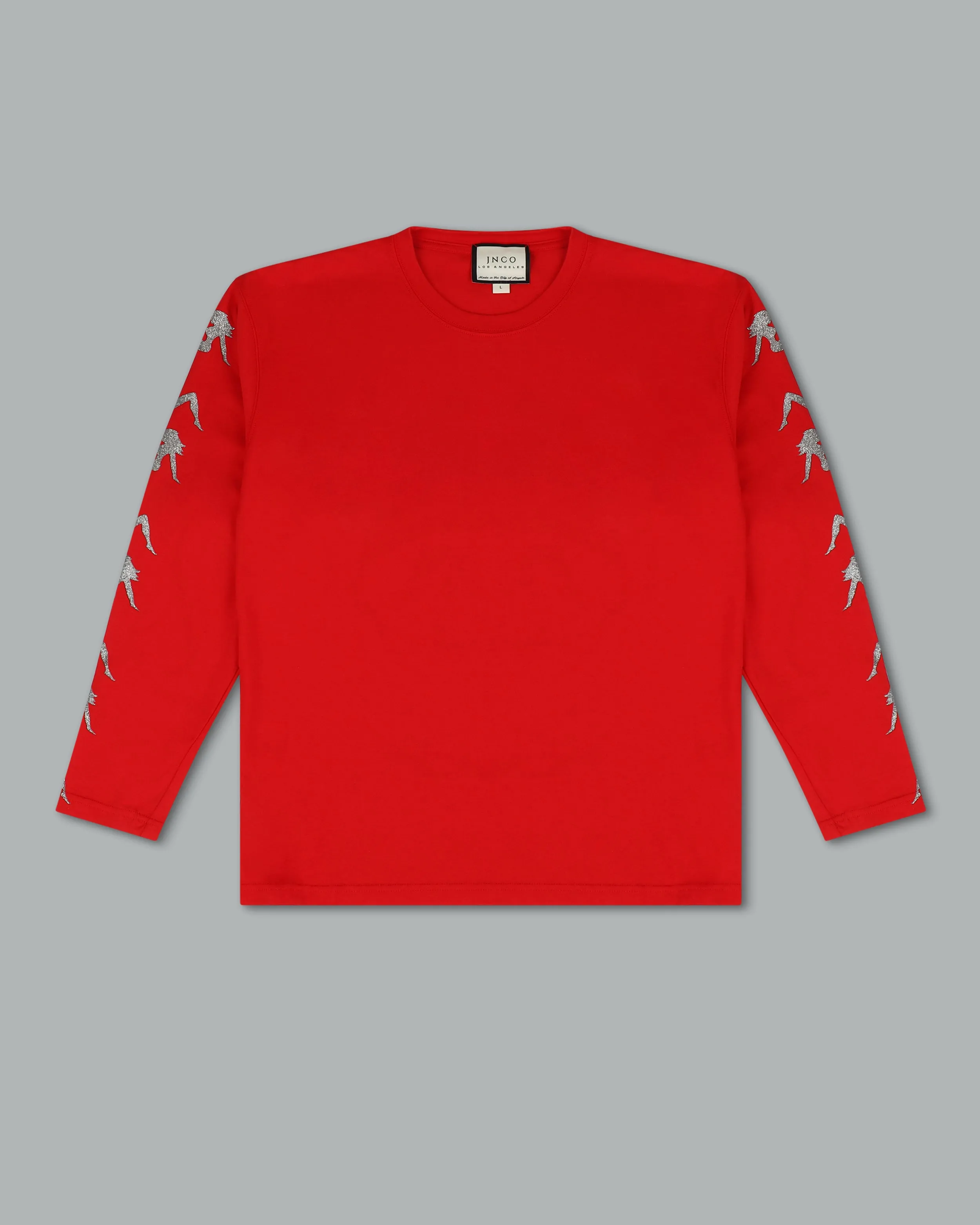 Big Rig Long Sleeve Tee. Red.