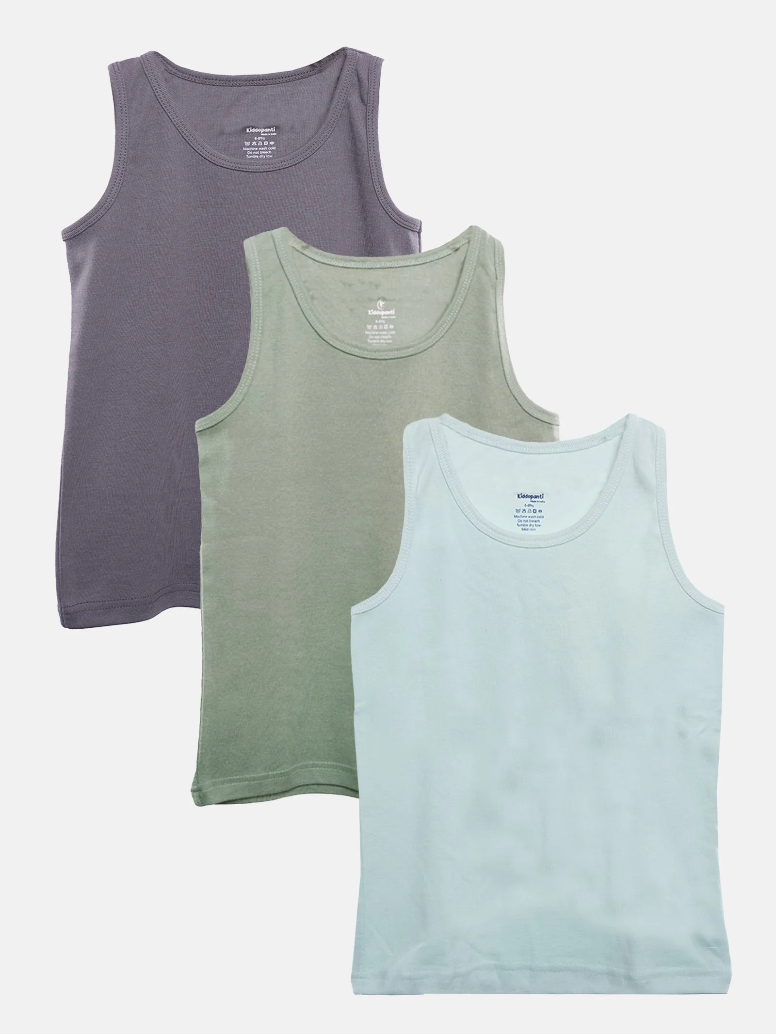 Boys Rib Vest Pack of 3