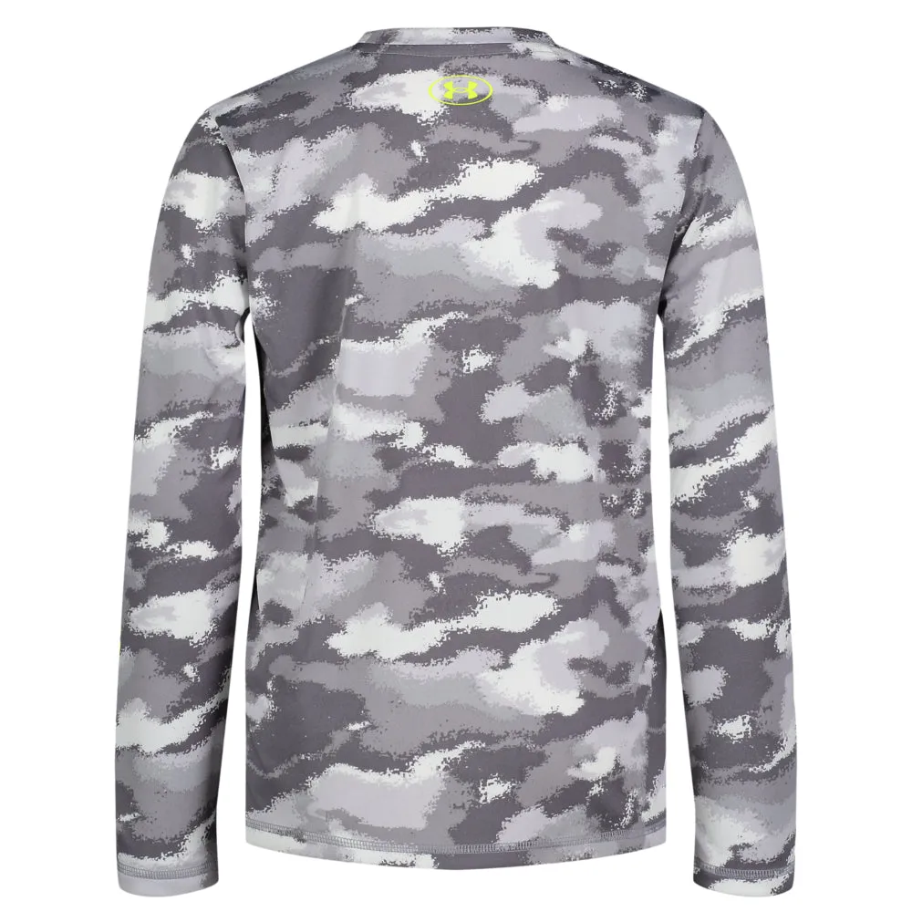 Boys' Under Armour Youth Dissolve Camo UPF Longsleeve