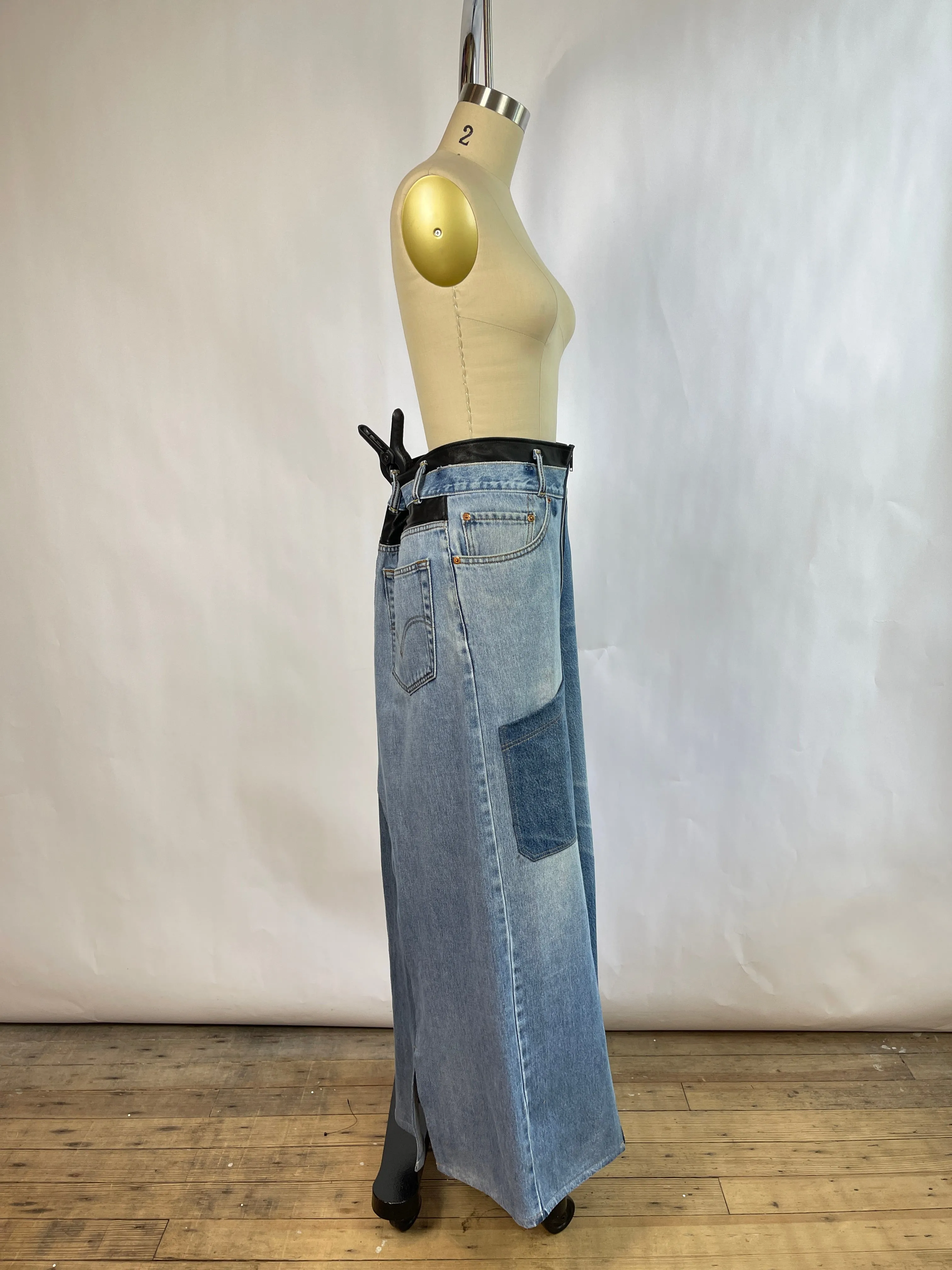 Carter Young Denim Maxi Skirt (4/S)