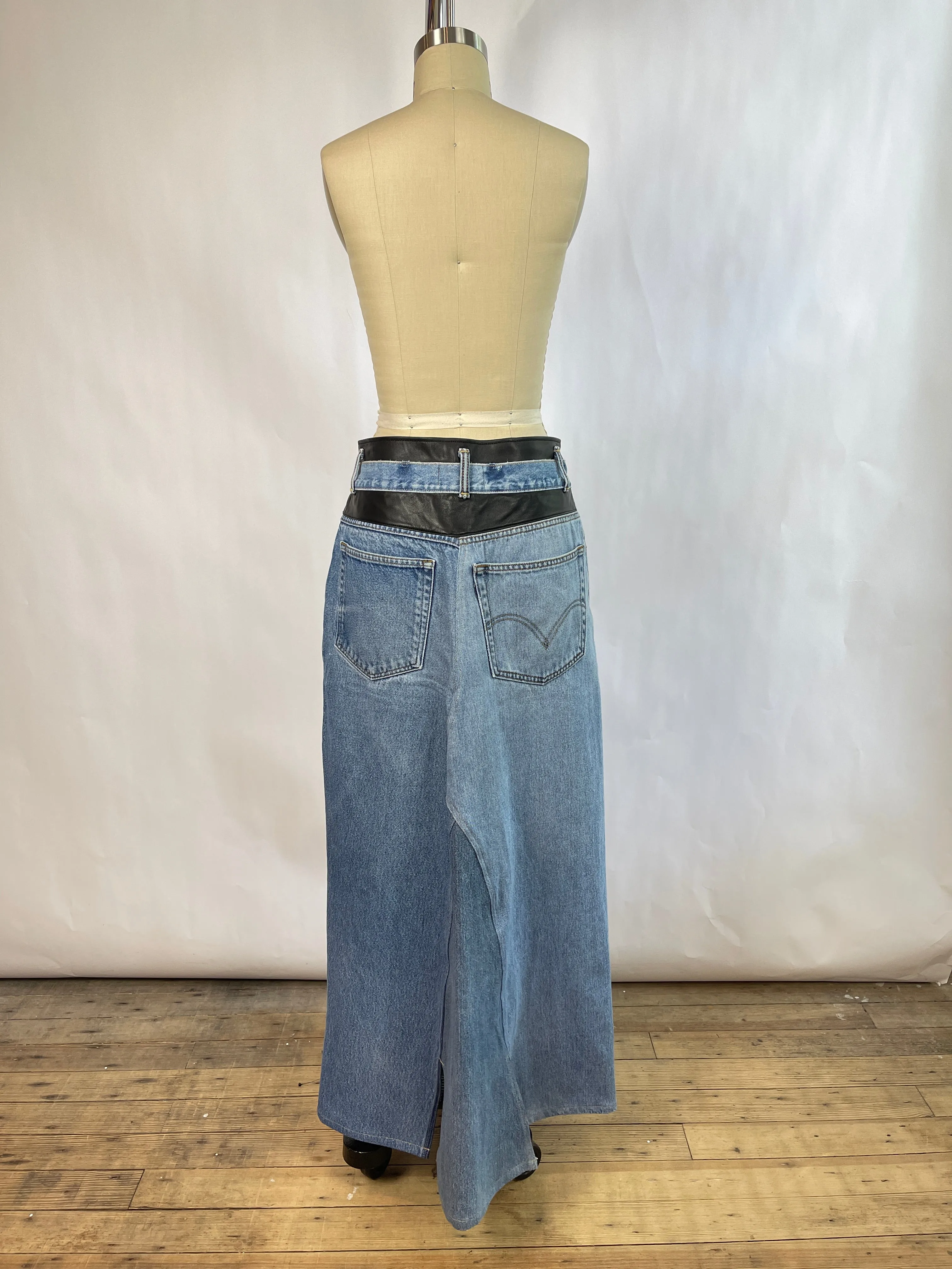 Carter Young Denim Maxi Skirt (4/S)