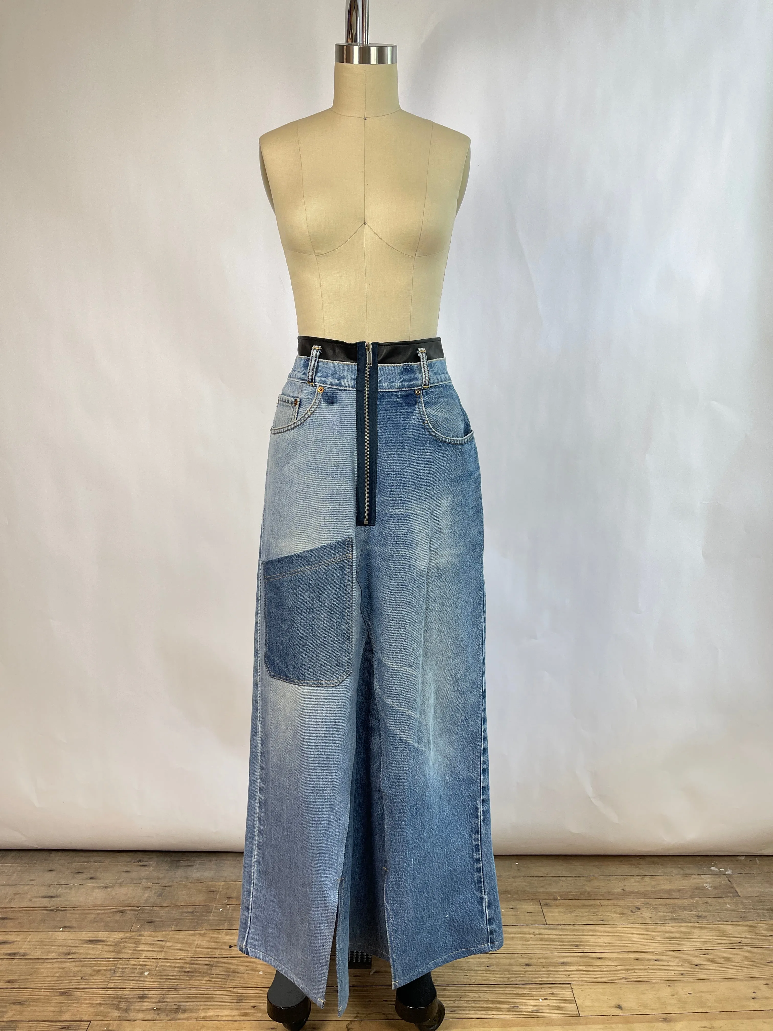 Carter Young Denim Maxi Skirt (4/S)