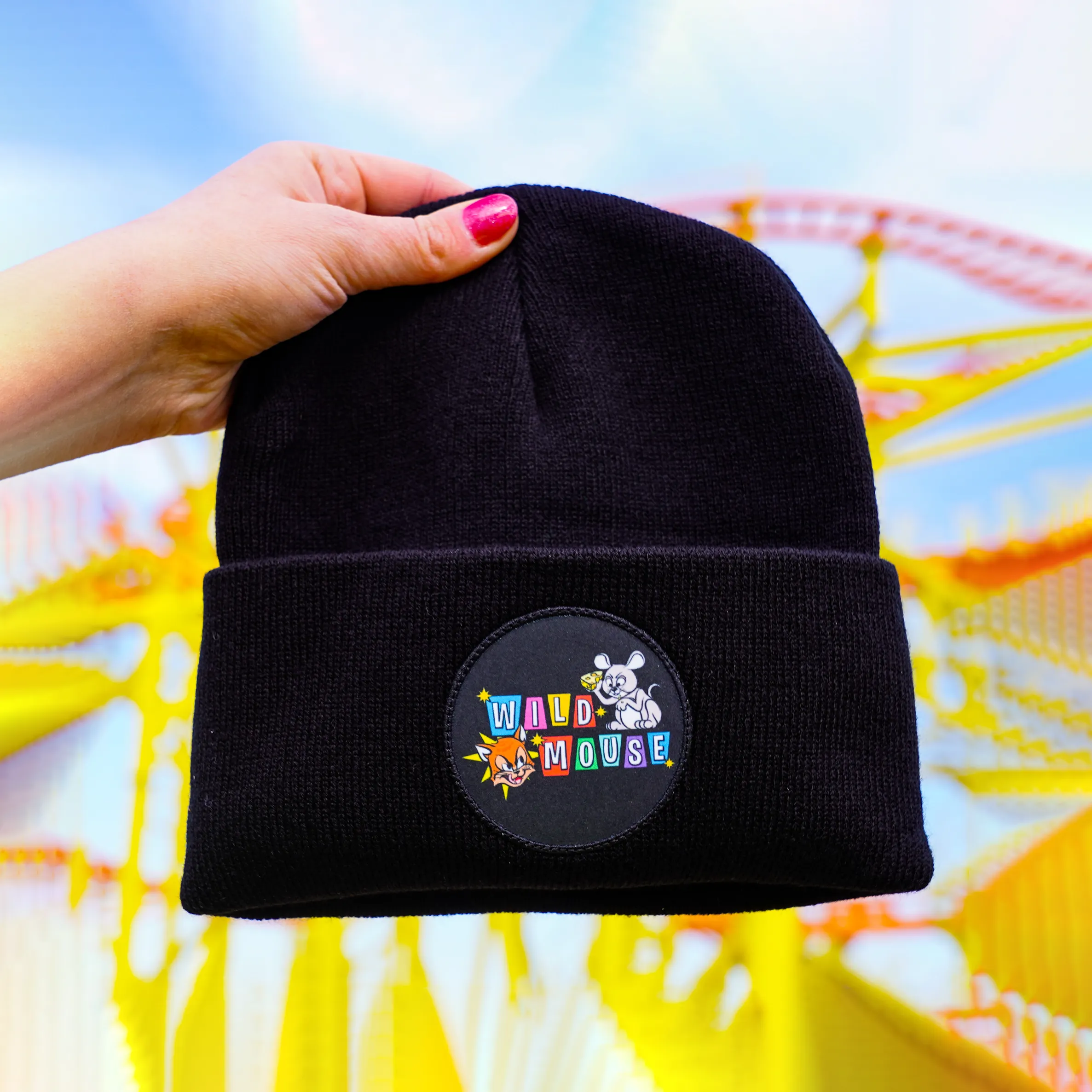 Cedar Point Wild Mouse Beanie