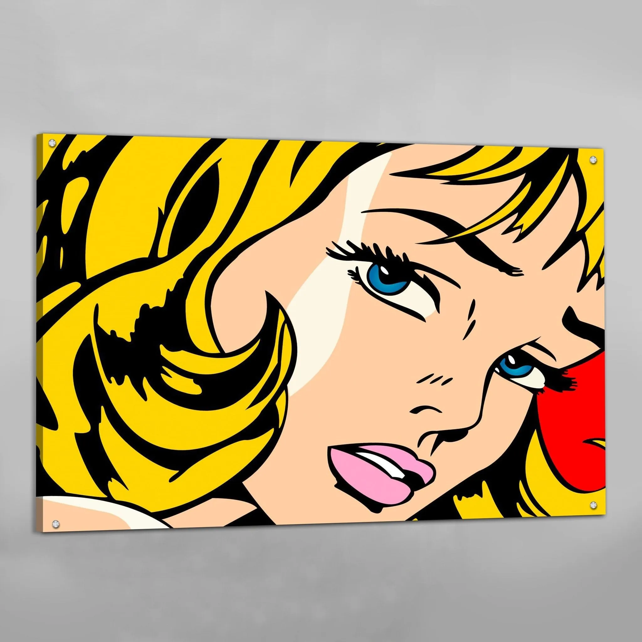 Comic Pop Art Girl