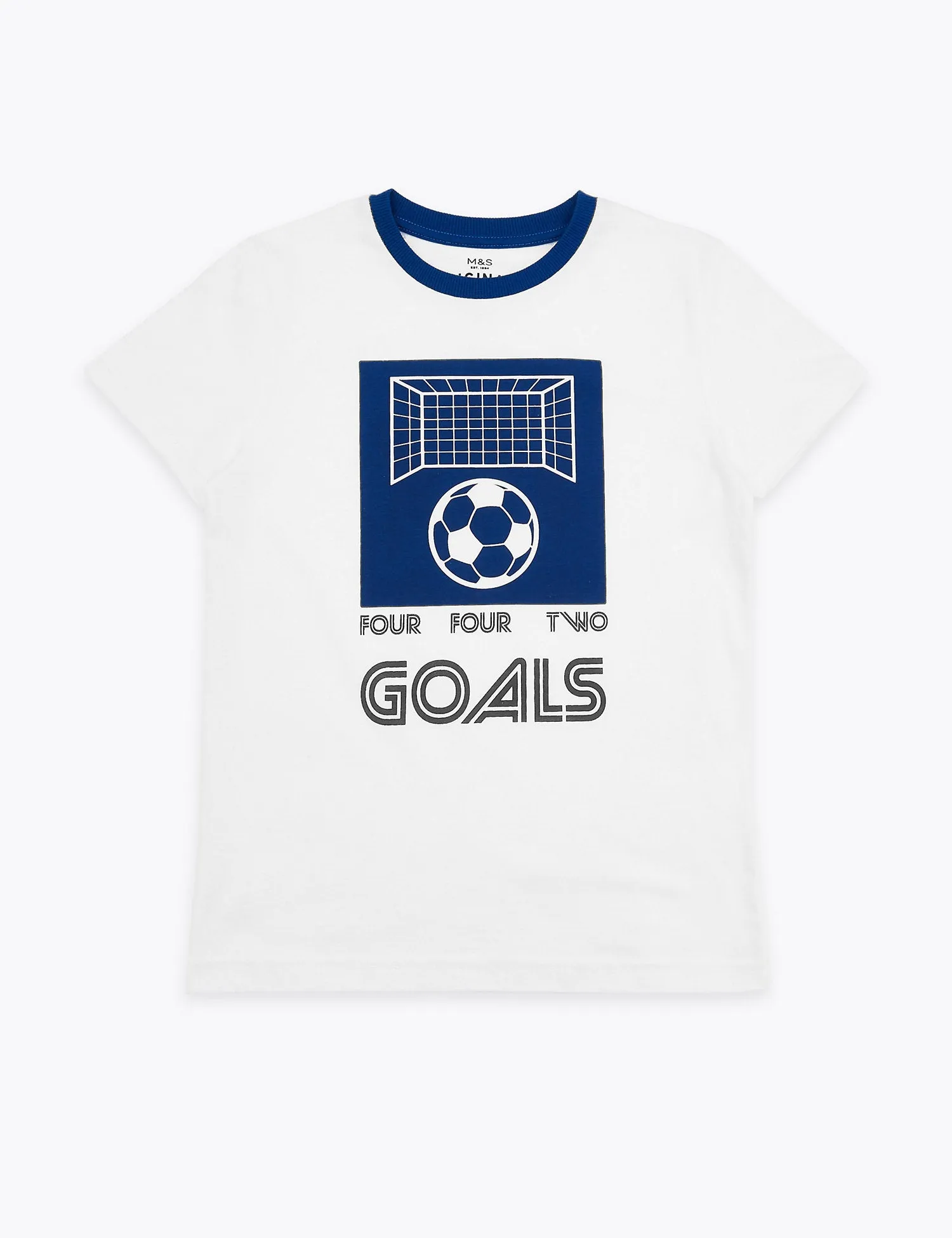 Cotton Goal Design T-Shirt