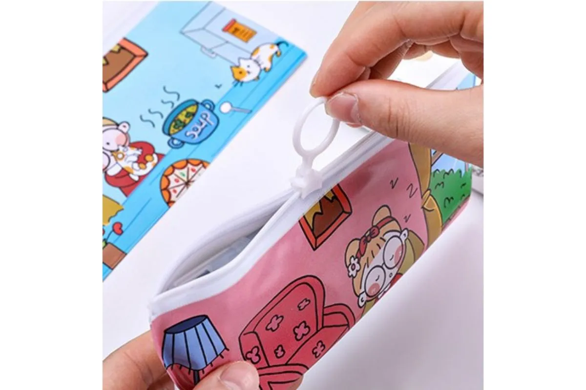 Cute Little Girl Design Zip Case