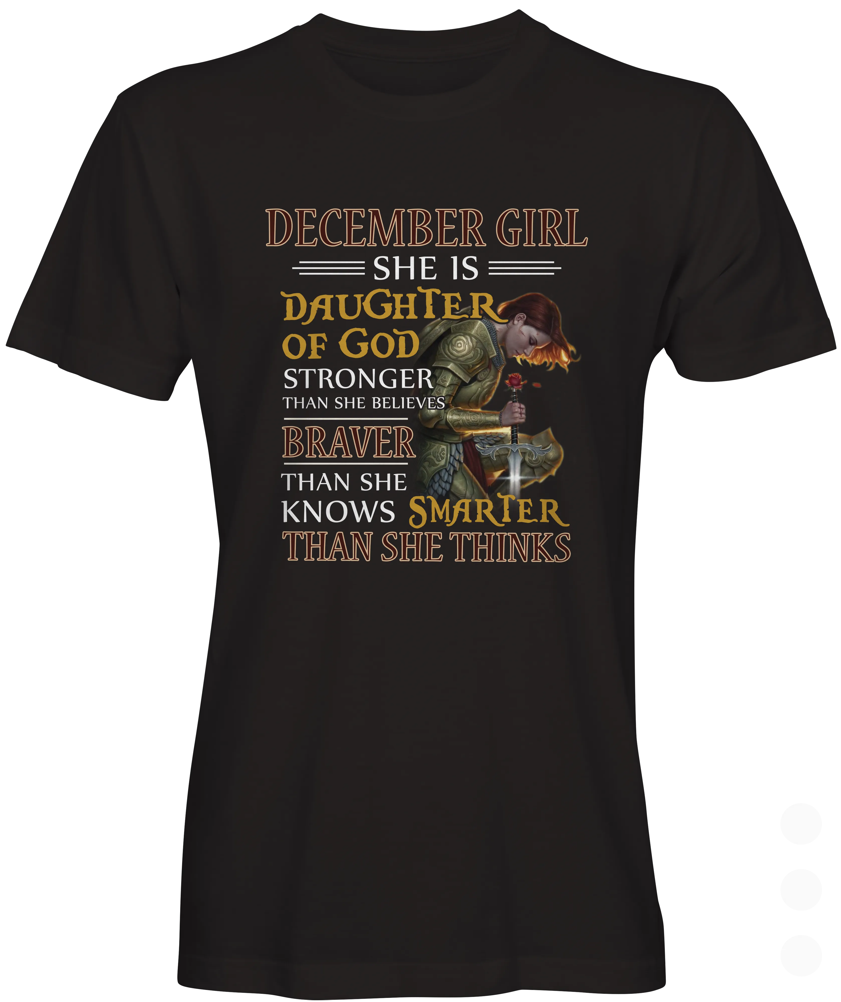 December Girl Ladies  T-shirt