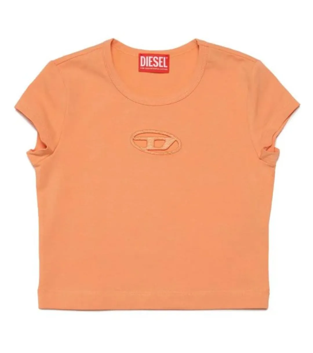 Diesel T-Shirt Logo Orange