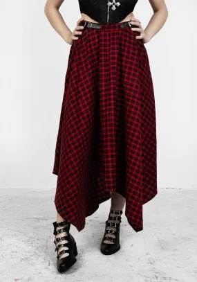 Dreadful Handkerchief Midi Skirt