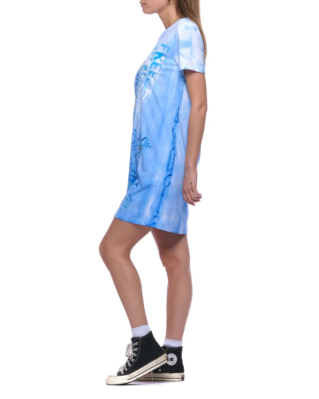 Dress for woman ONELAB Tear 015 Blu