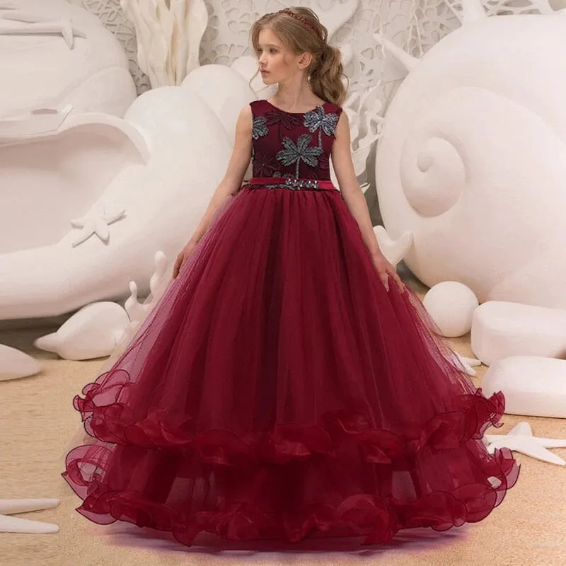 Elegant Flower Princess Dress