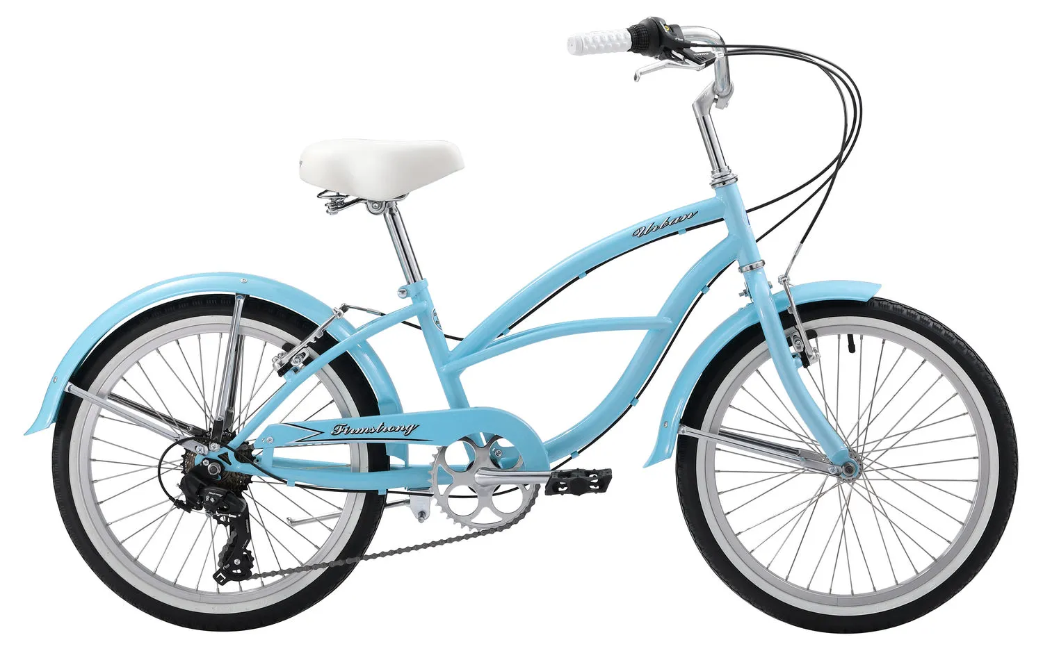 Firmstrong 20" Urban Girl 7 Speed Beach Cruiser Bicycle