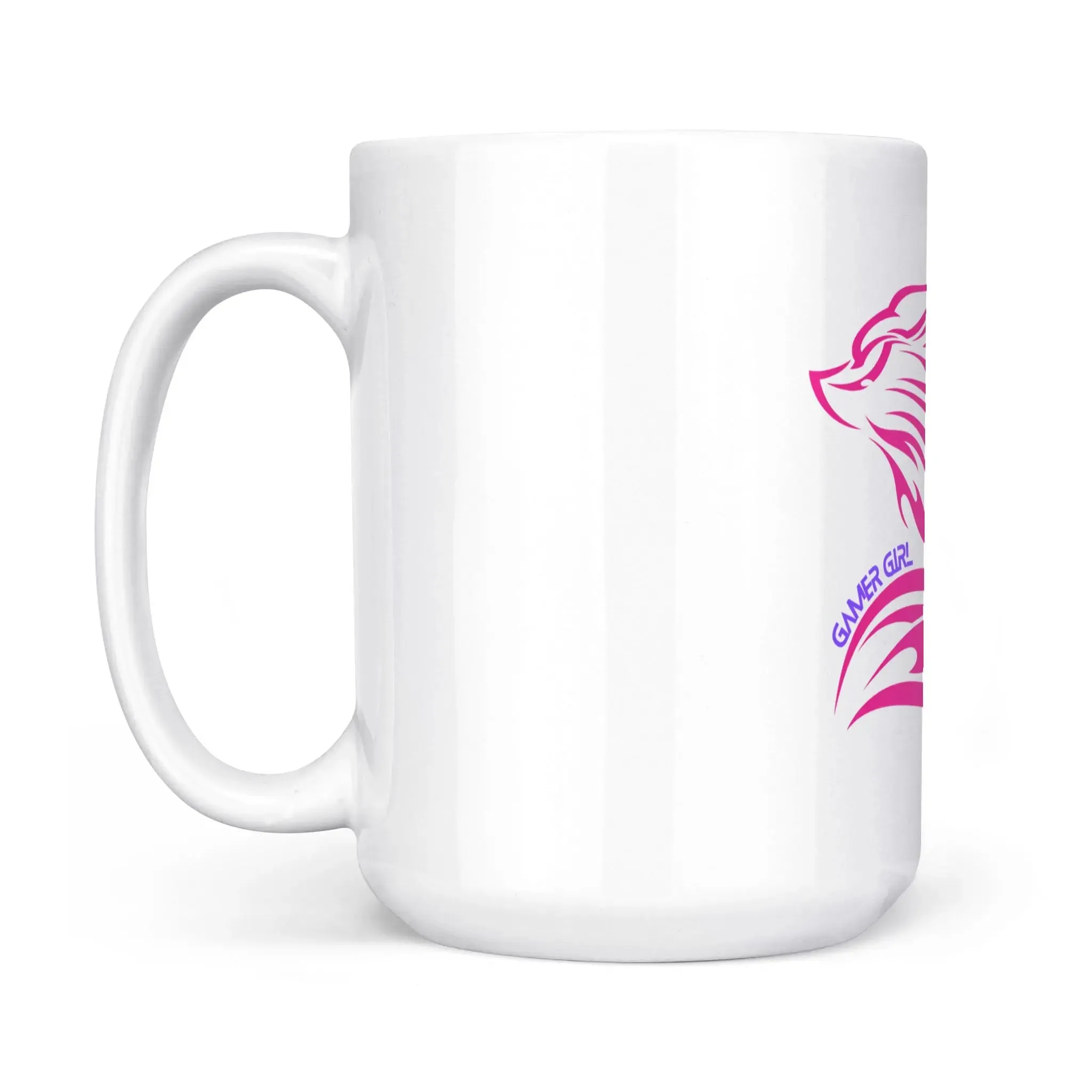 Gamer Girl Mug- White Edge-to-Edge Mug (NEW)