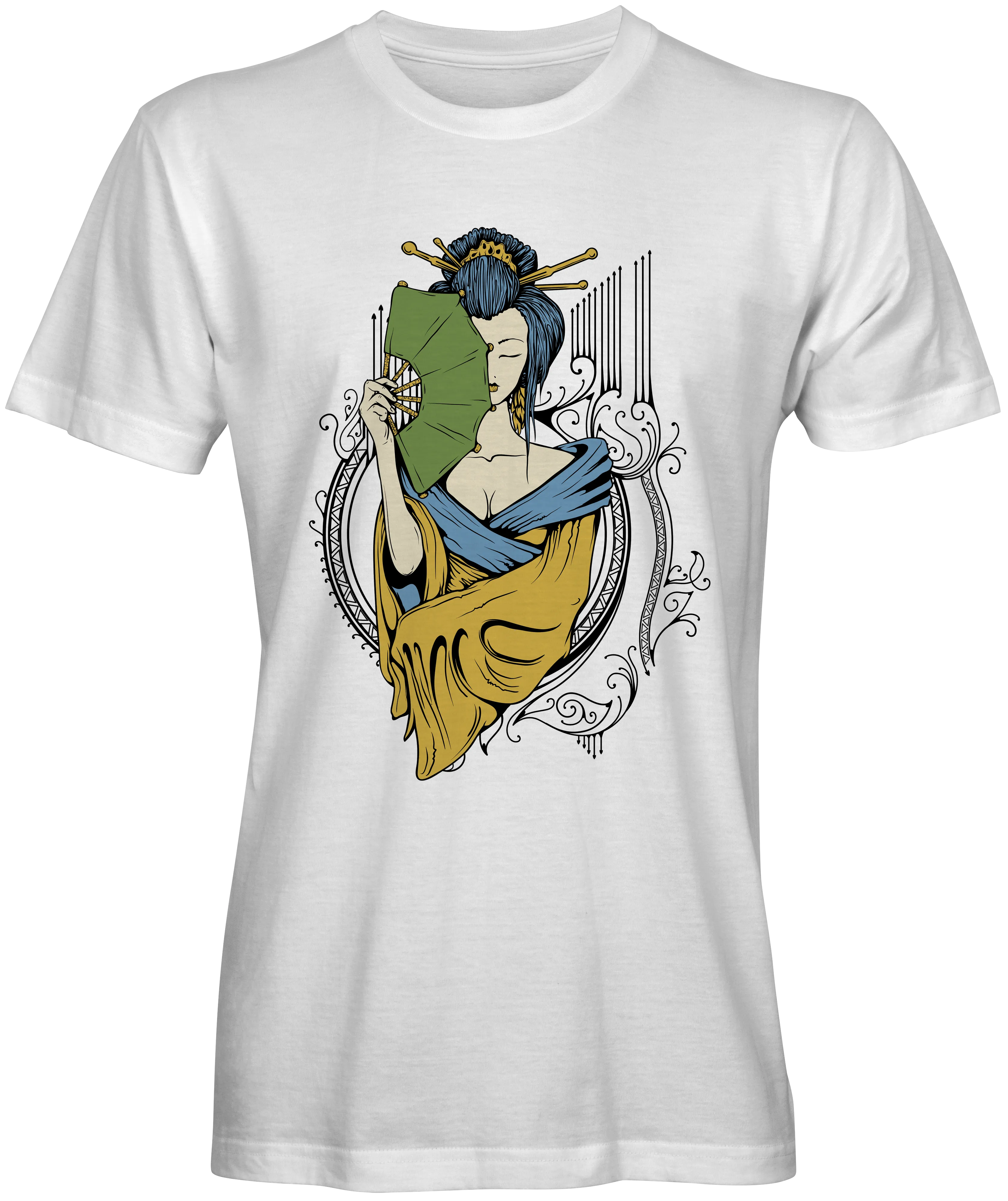 Geisha Girl Graphic T-Shirts