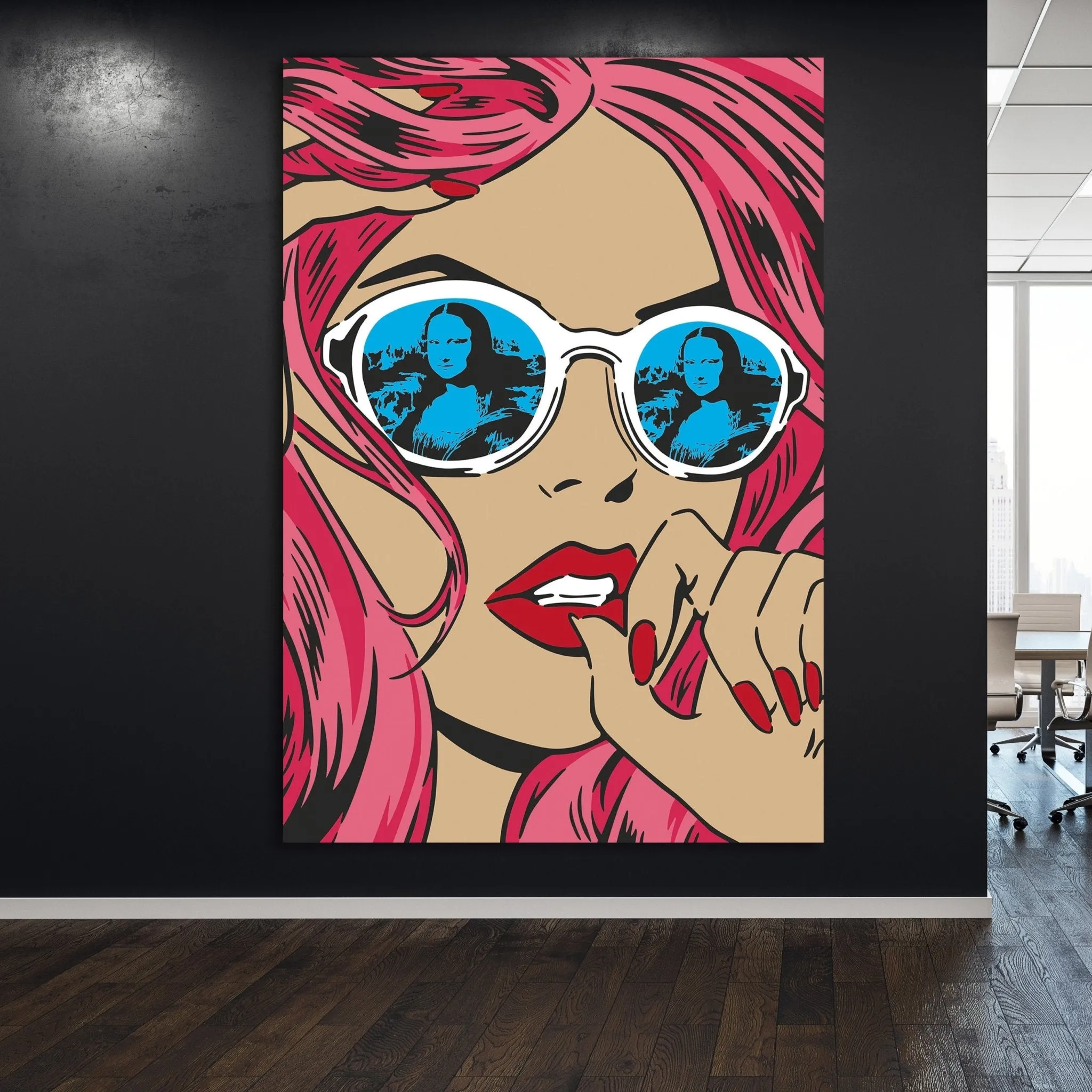 Girl Pop Art Canvas