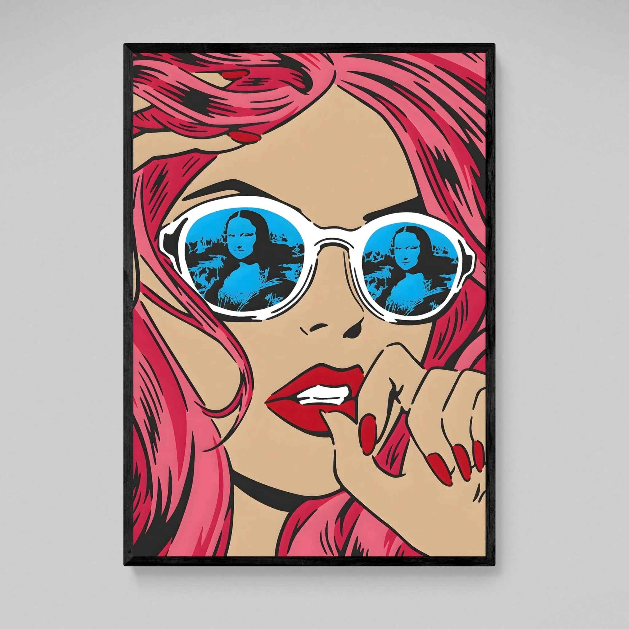 Girl Pop Art Canvas