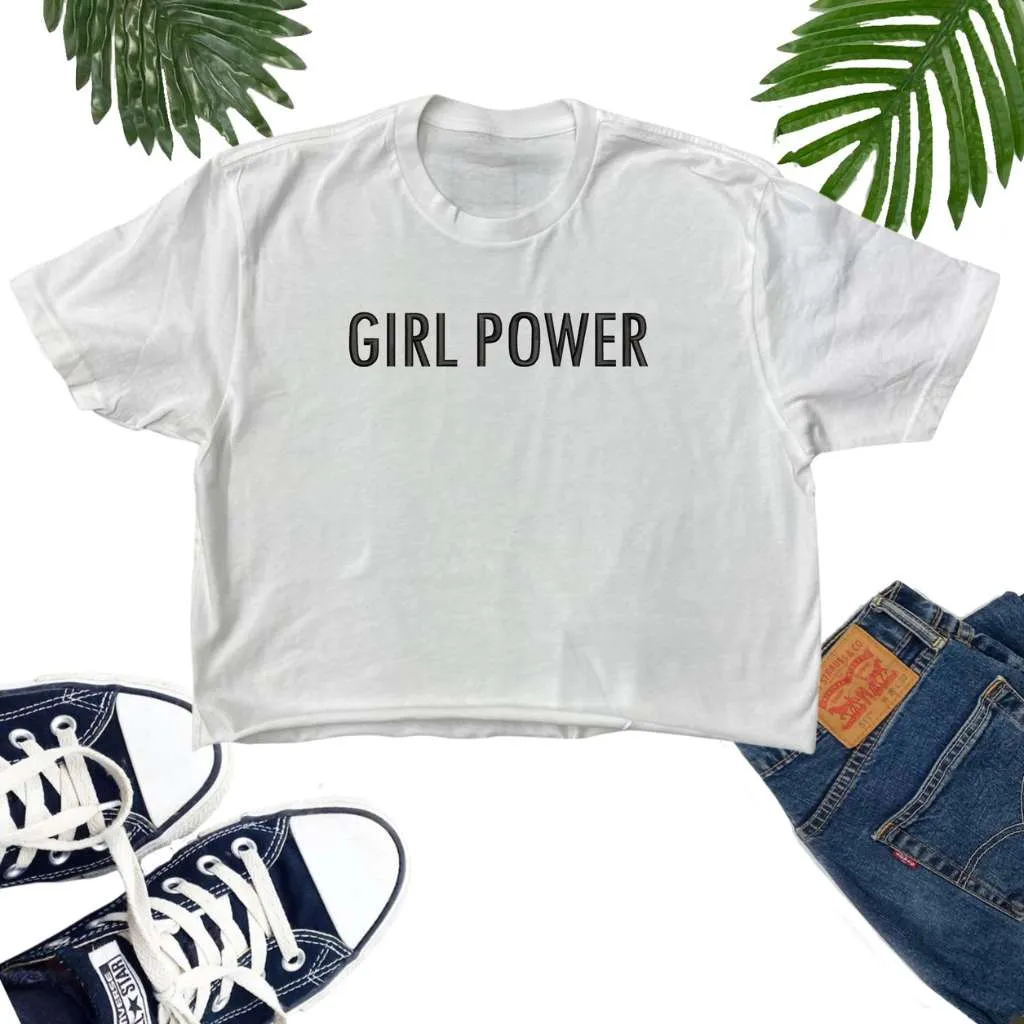 Girl Power Oversized Crop Top