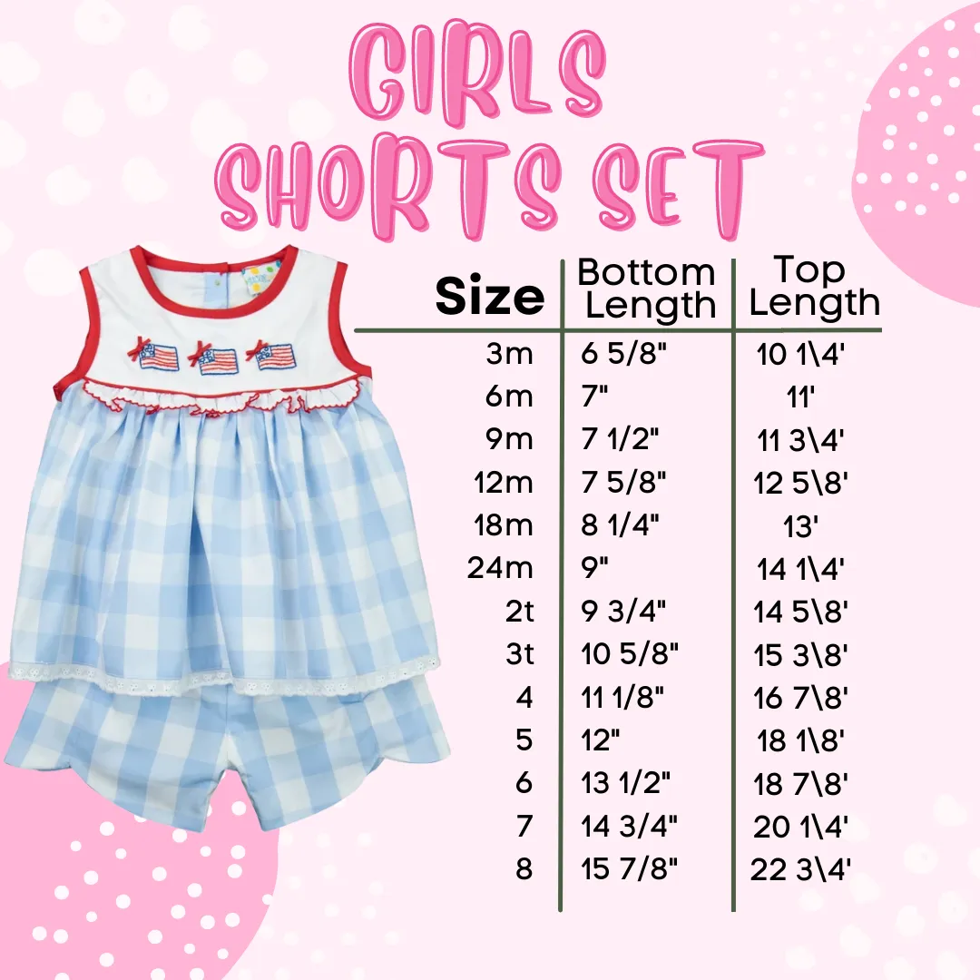 Girl Sibling Knits Short Set