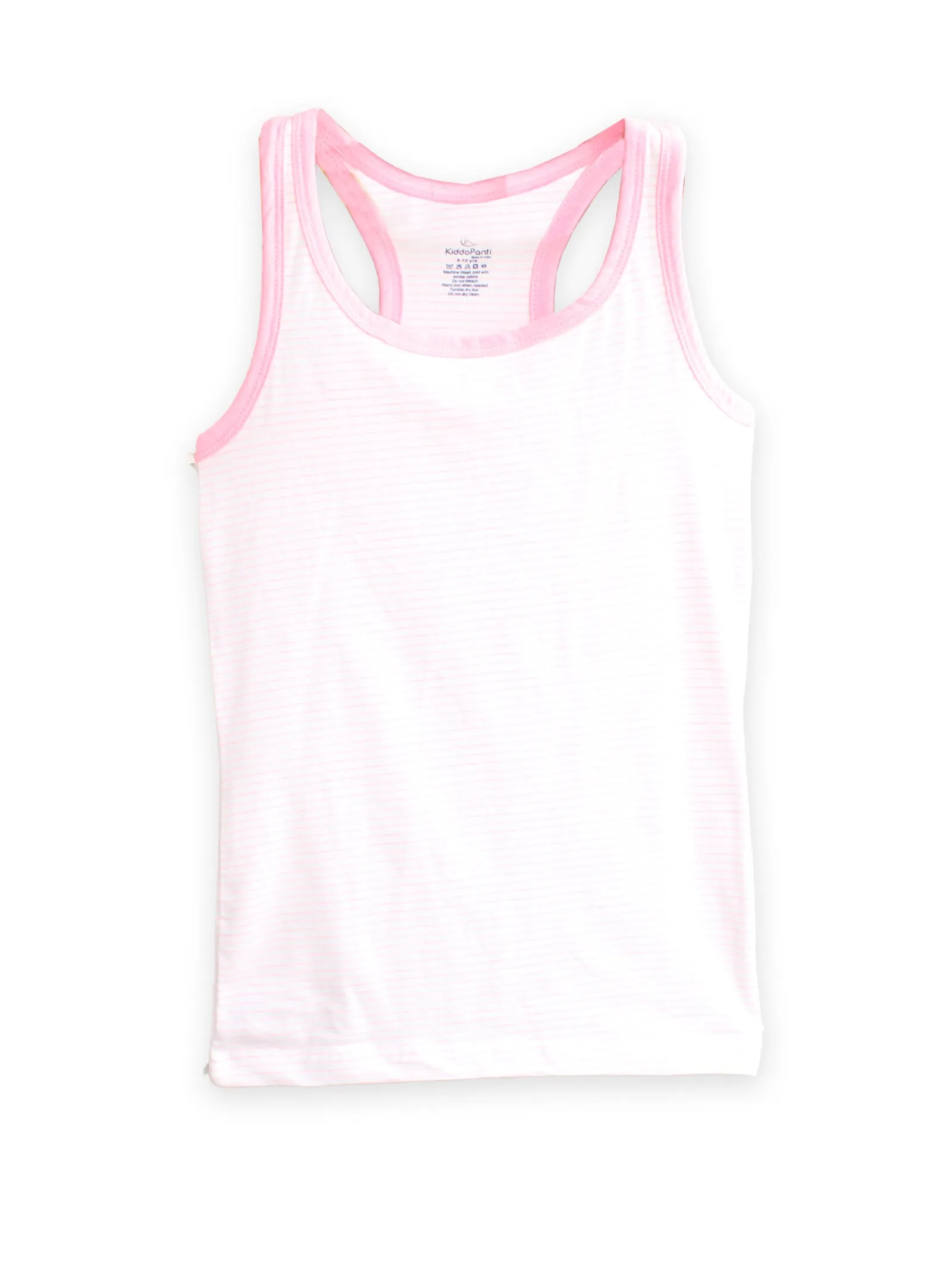 Girls Cotton Rib Racer Back Tank Top Pack of 2