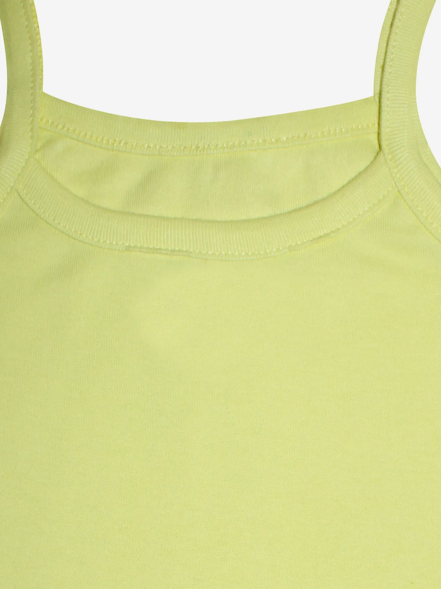 Girls Cotton Rib Tank Top- Pack of 3