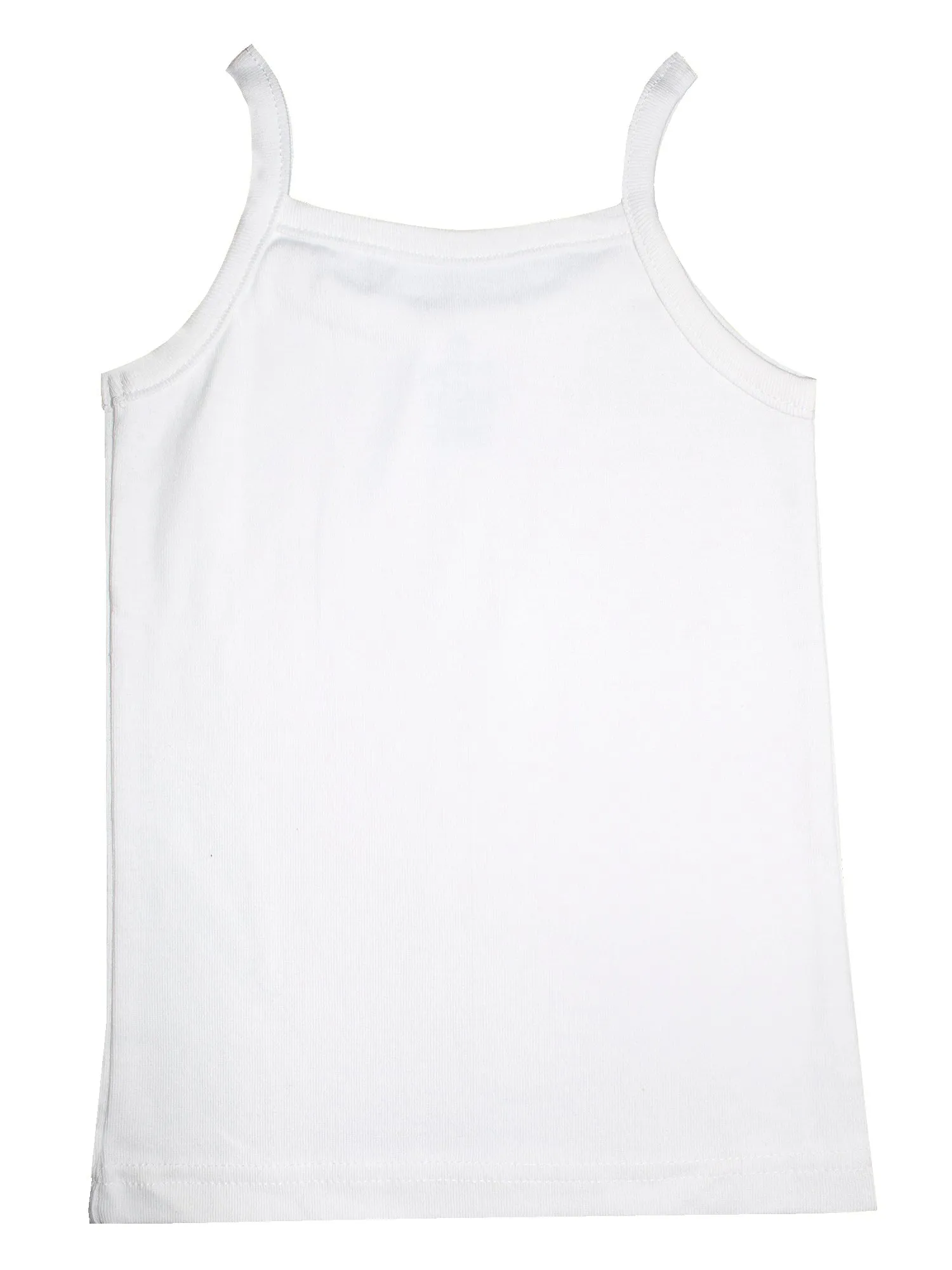 Girls Cotton Rib Tank Top- Pack of 3