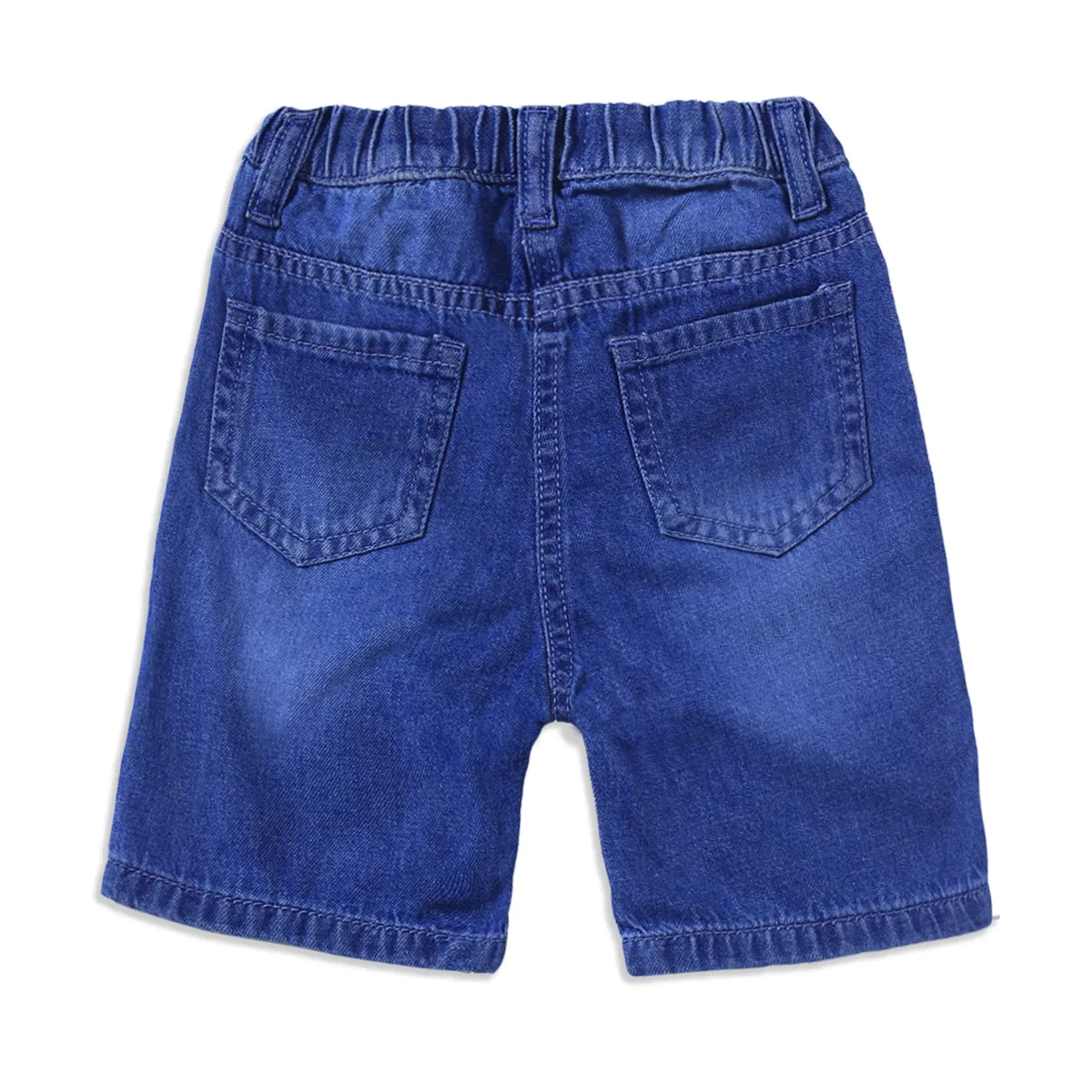 Girls Embroided Denim Shorts