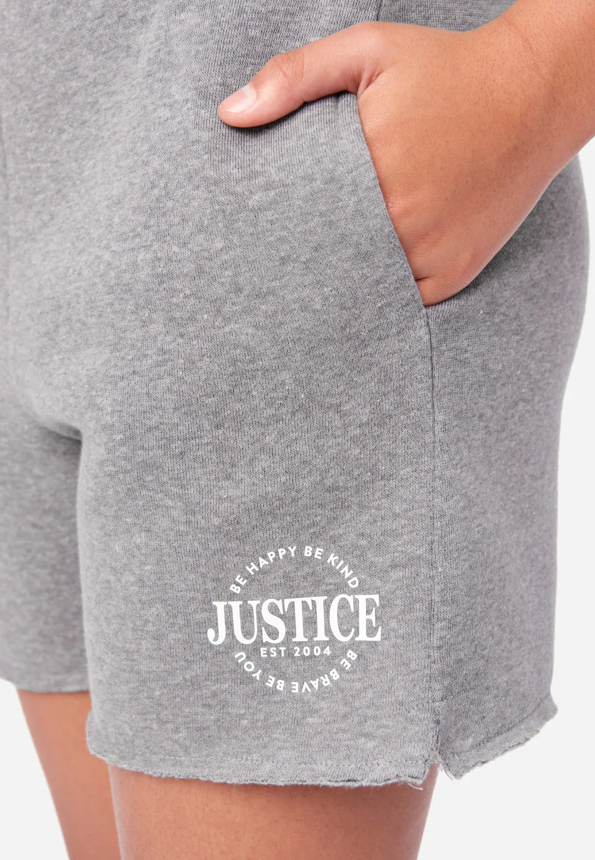 Graphic Mid-Length Jogger Shorts