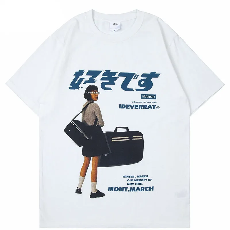 Harajuku Japanese Girl T Shirt