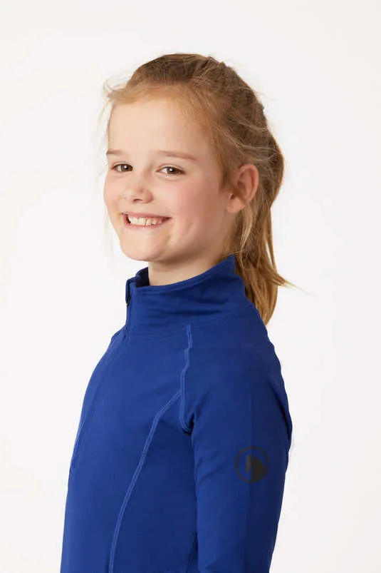 Horze Chelsea Kid's Technical Shirt (Blue)