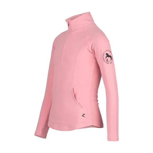 Horze Chelsea Kid's Technical Shirt (Pink)