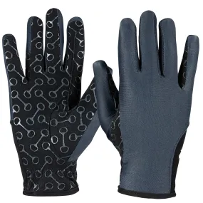 Horze Children's Gloves with Gel Grip (Navy)