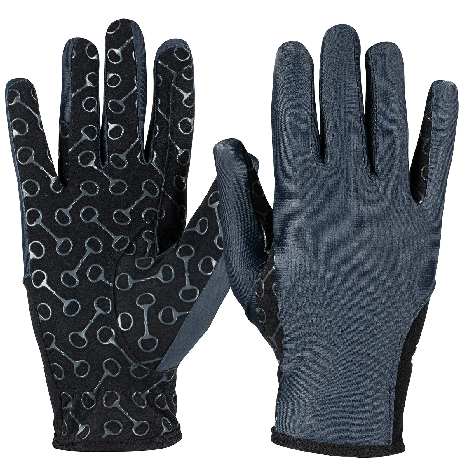 Horze Children's Gloves with Gel Grip (Navy)