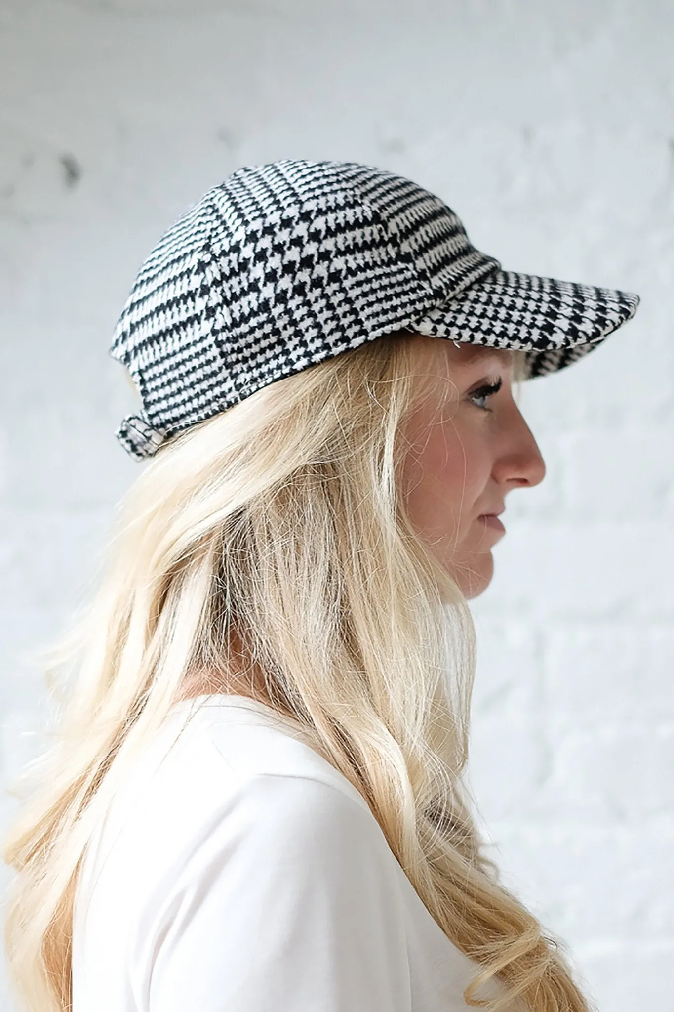 Houndstooth Baseball Cap