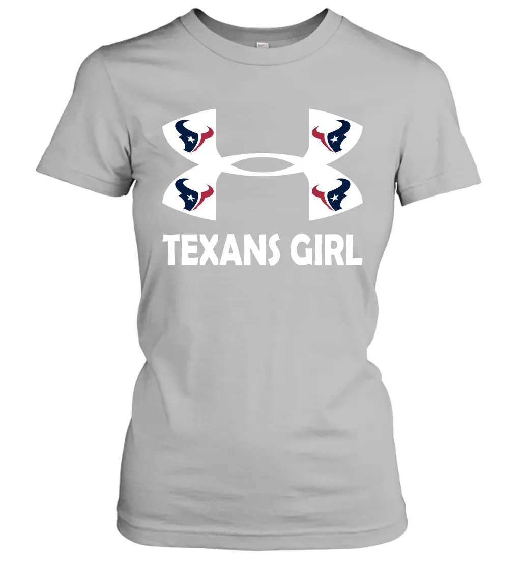 Houston Texans Girl Under Armour Football Short Sleeve