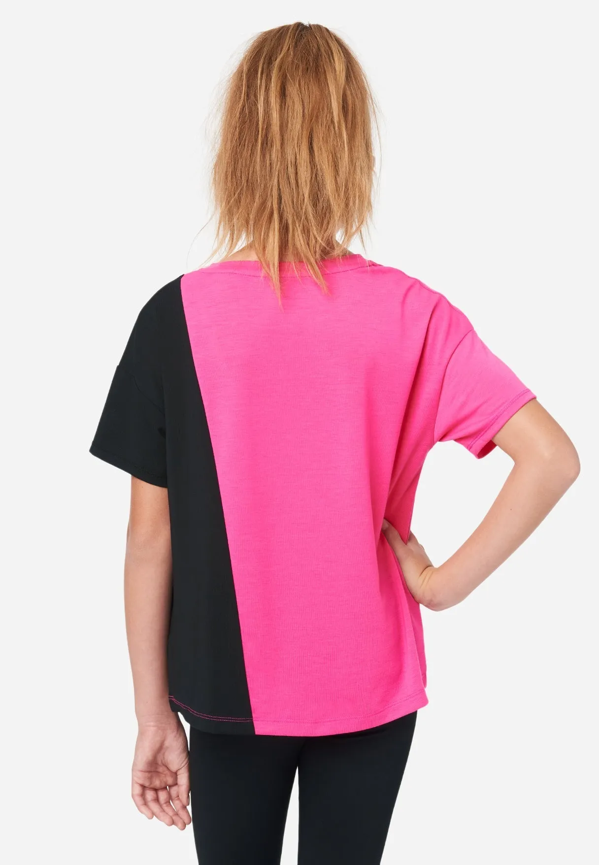 J Sport Color Block Sports Graphic Tee