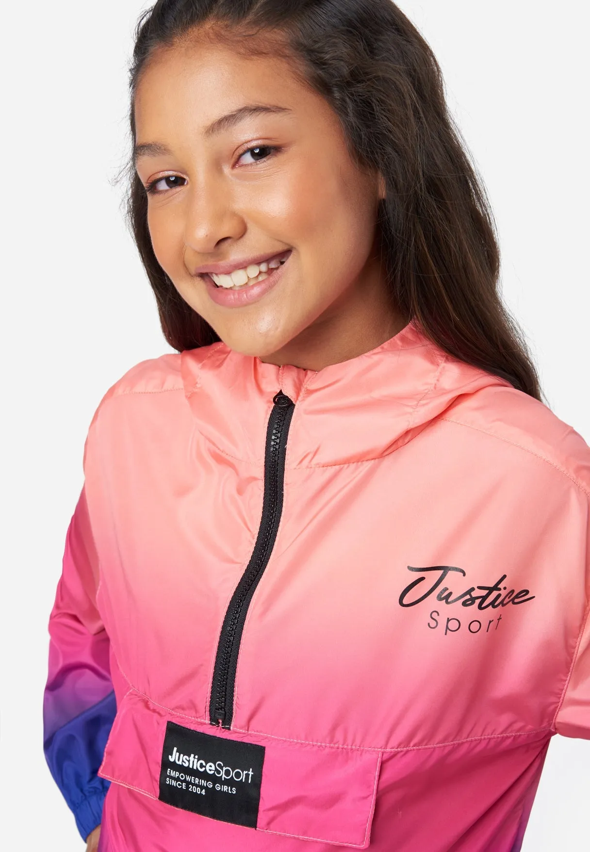 J Sport Hooded Packable Windbreaker