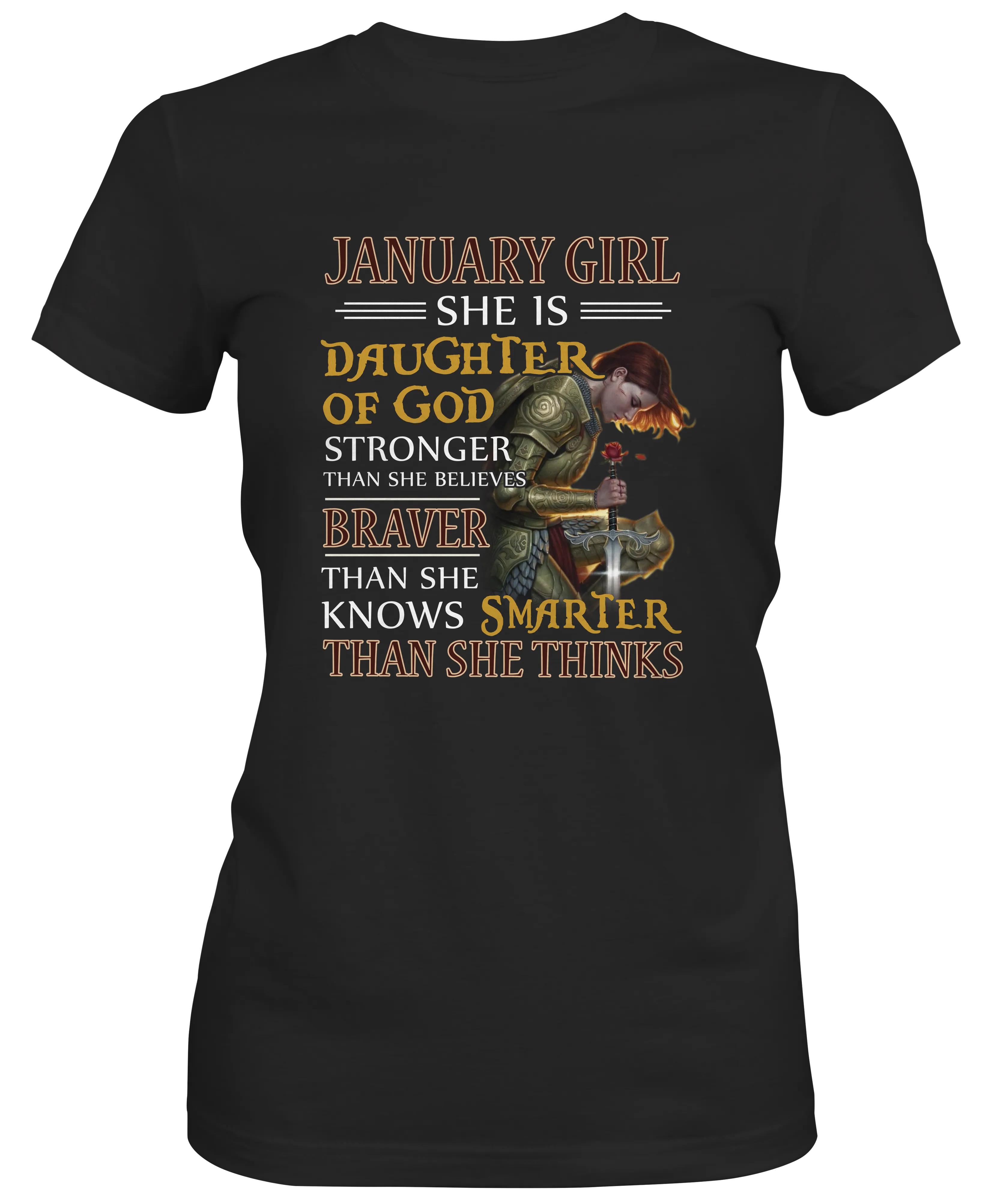 January Girl  Ladies T-shirt