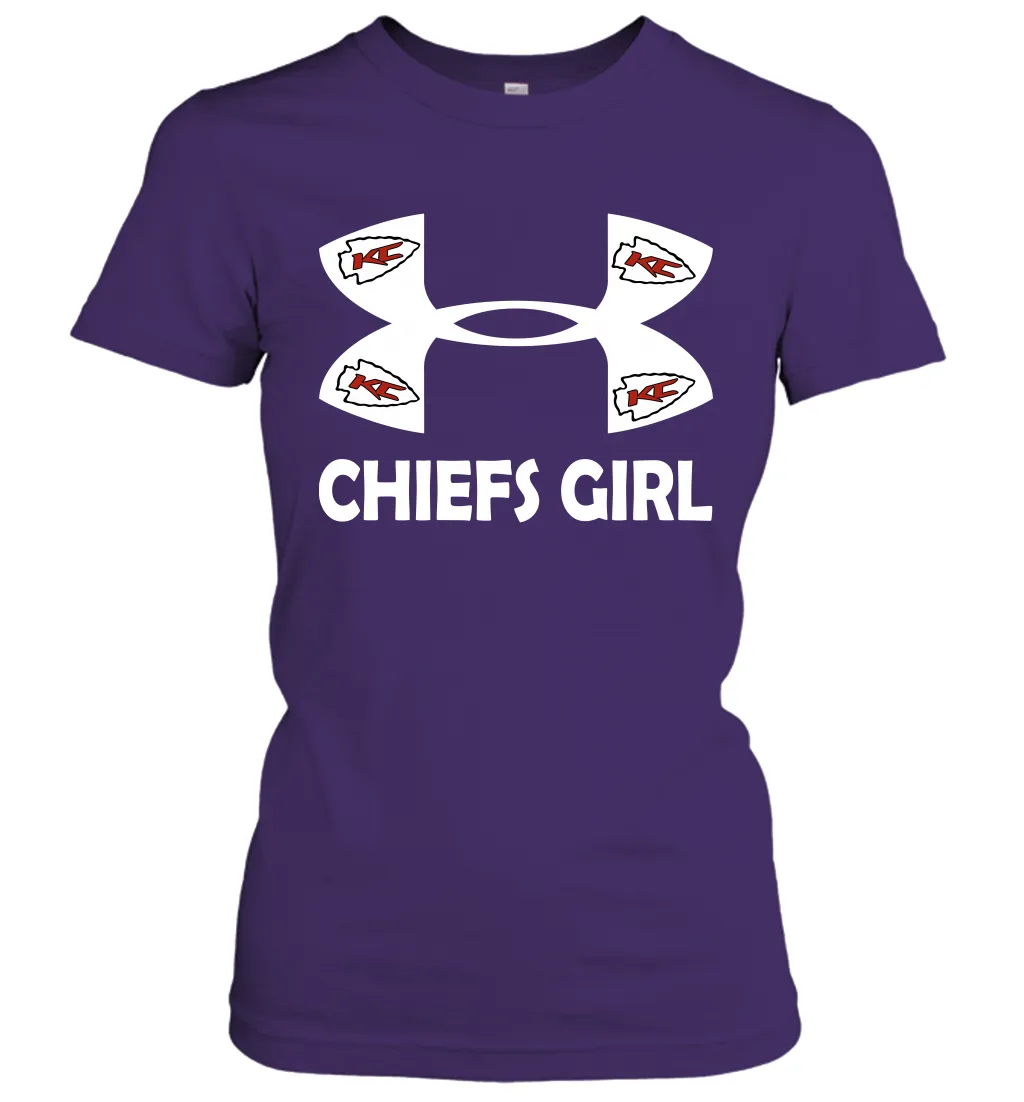 Kansas City Chiefs Girl Under Armour Football Short Sleeve