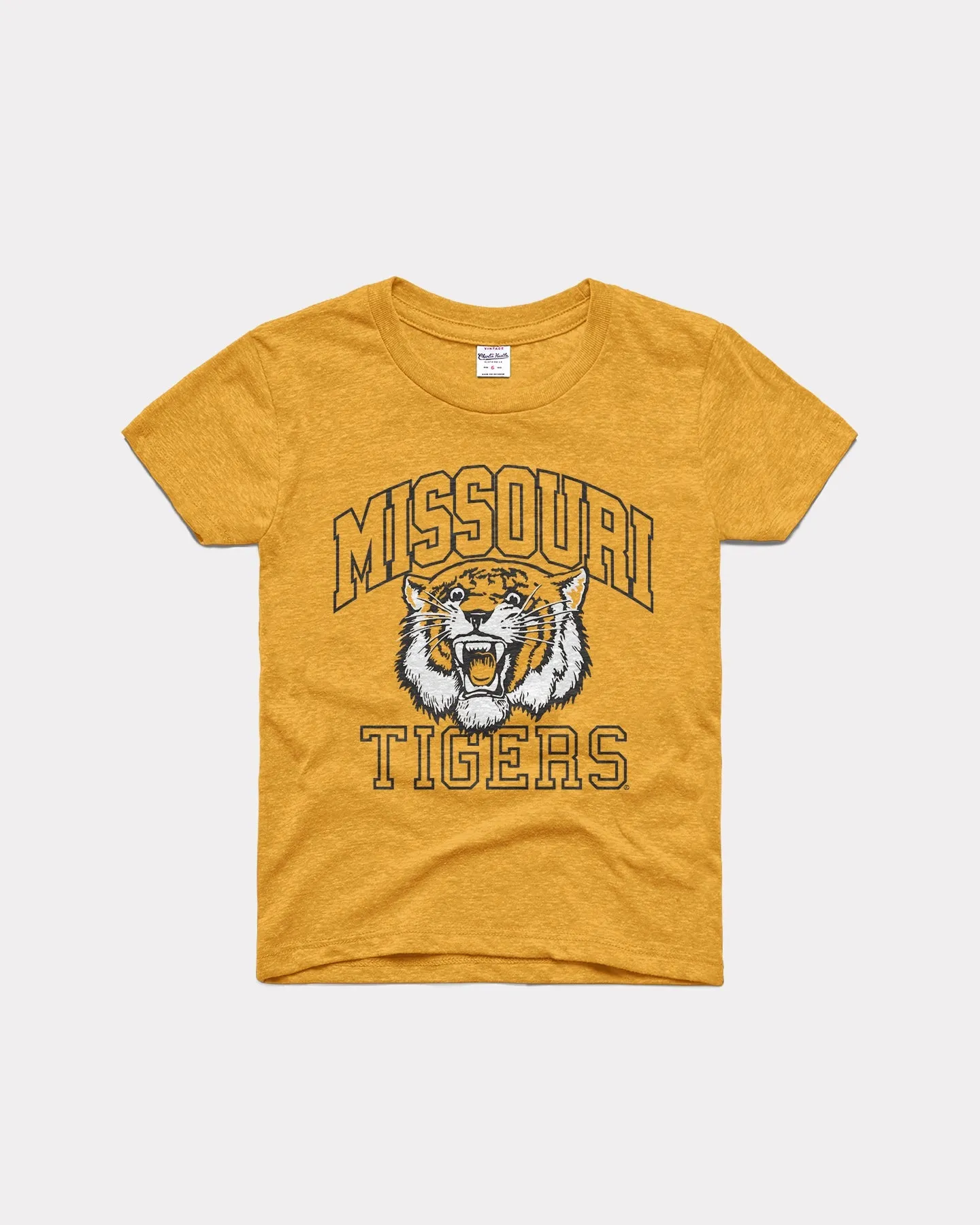 Kids Missouri Tigers Mascot Gold Unisex T-Shirt