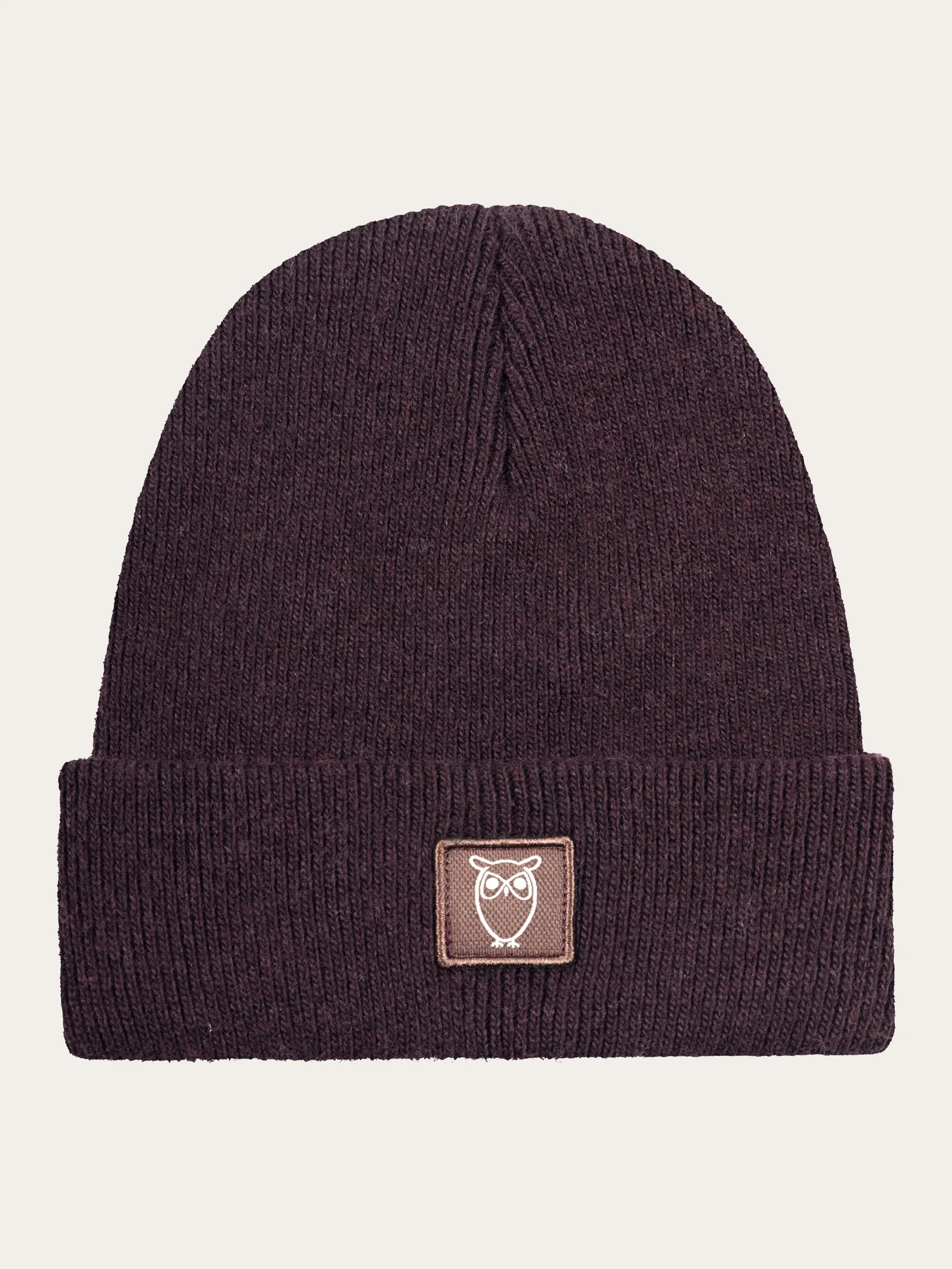 Kids Wool beanie - Deep Mahogany