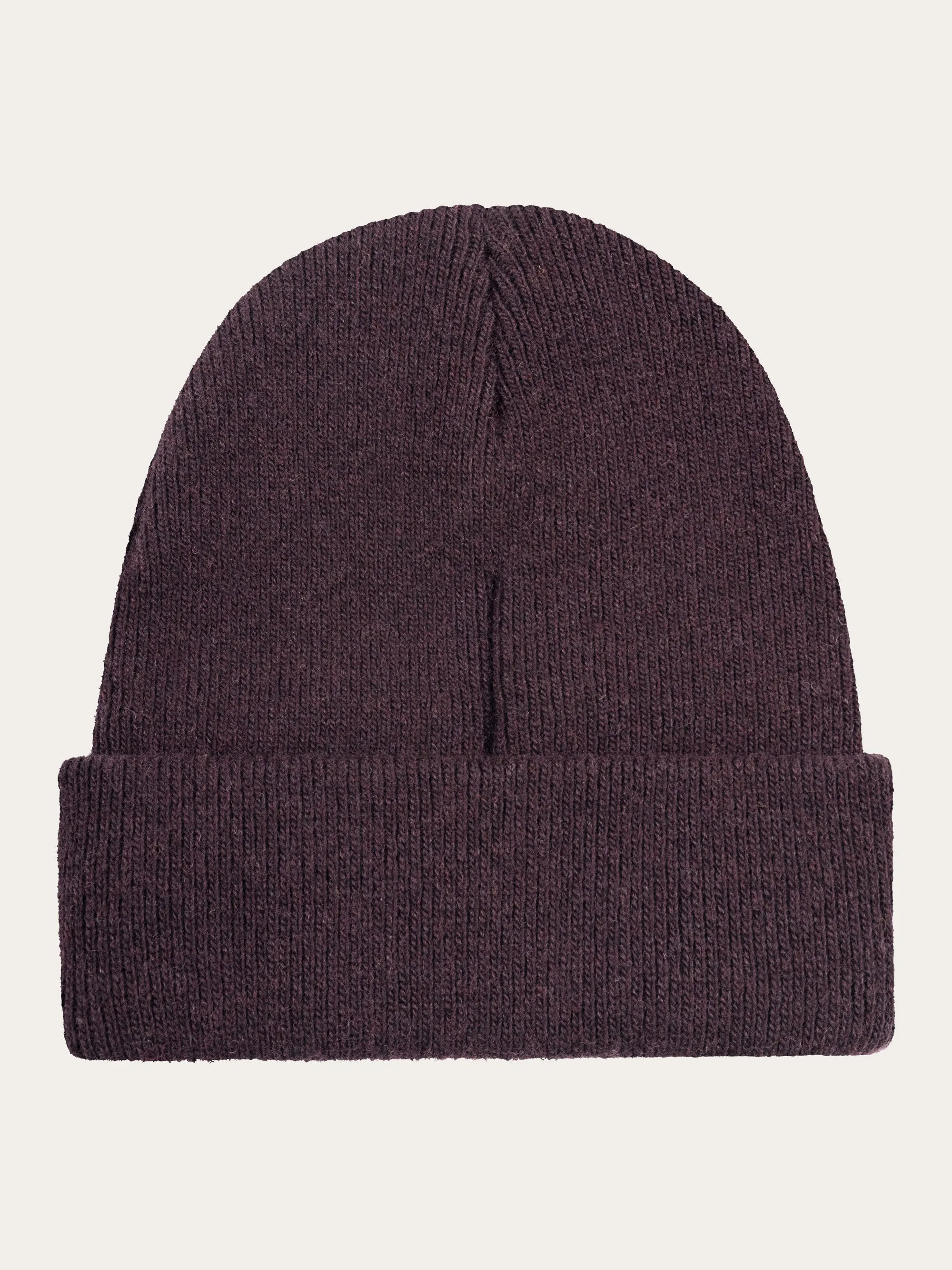 Kids Wool beanie - Deep Mahogany