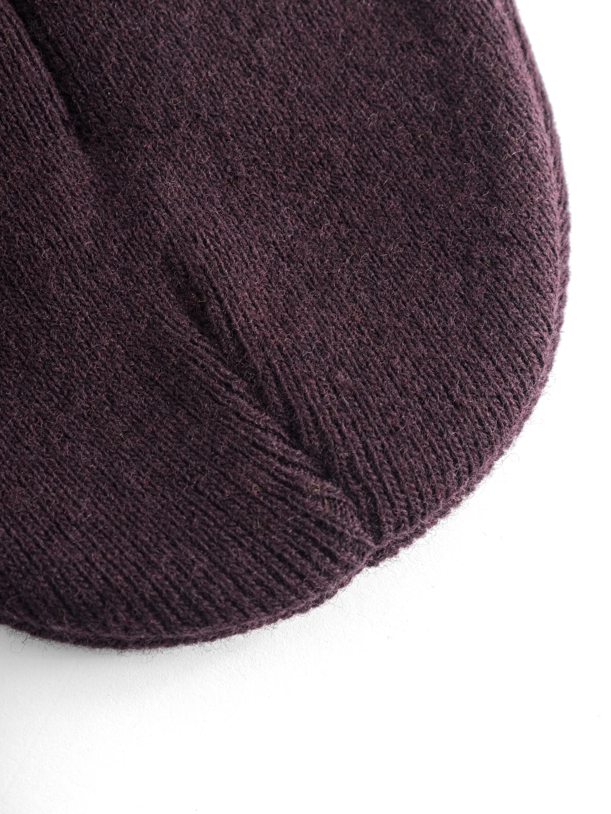 Kids Wool beanie - Deep Mahogany