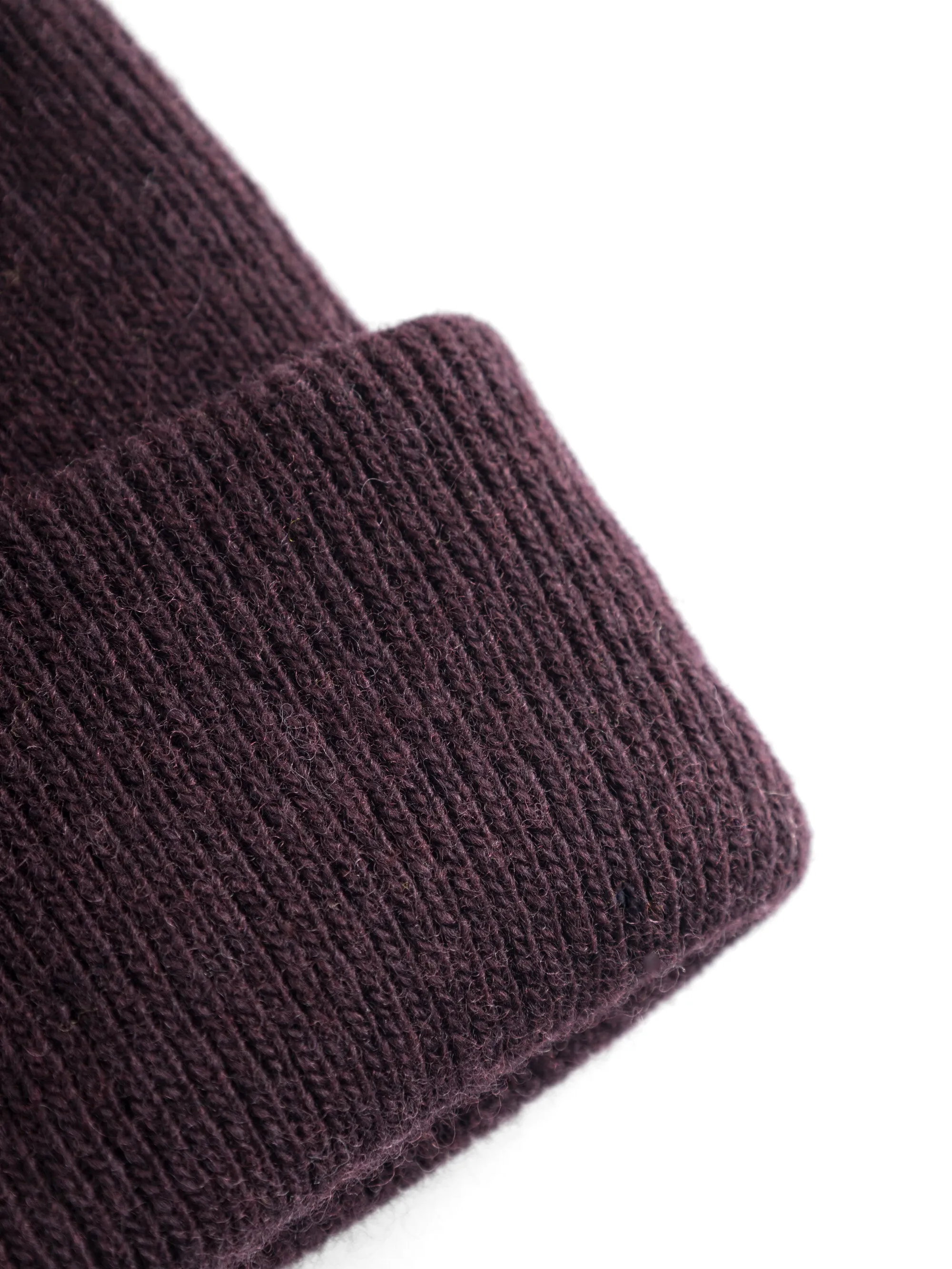 Kids Wool beanie - Deep Mahogany