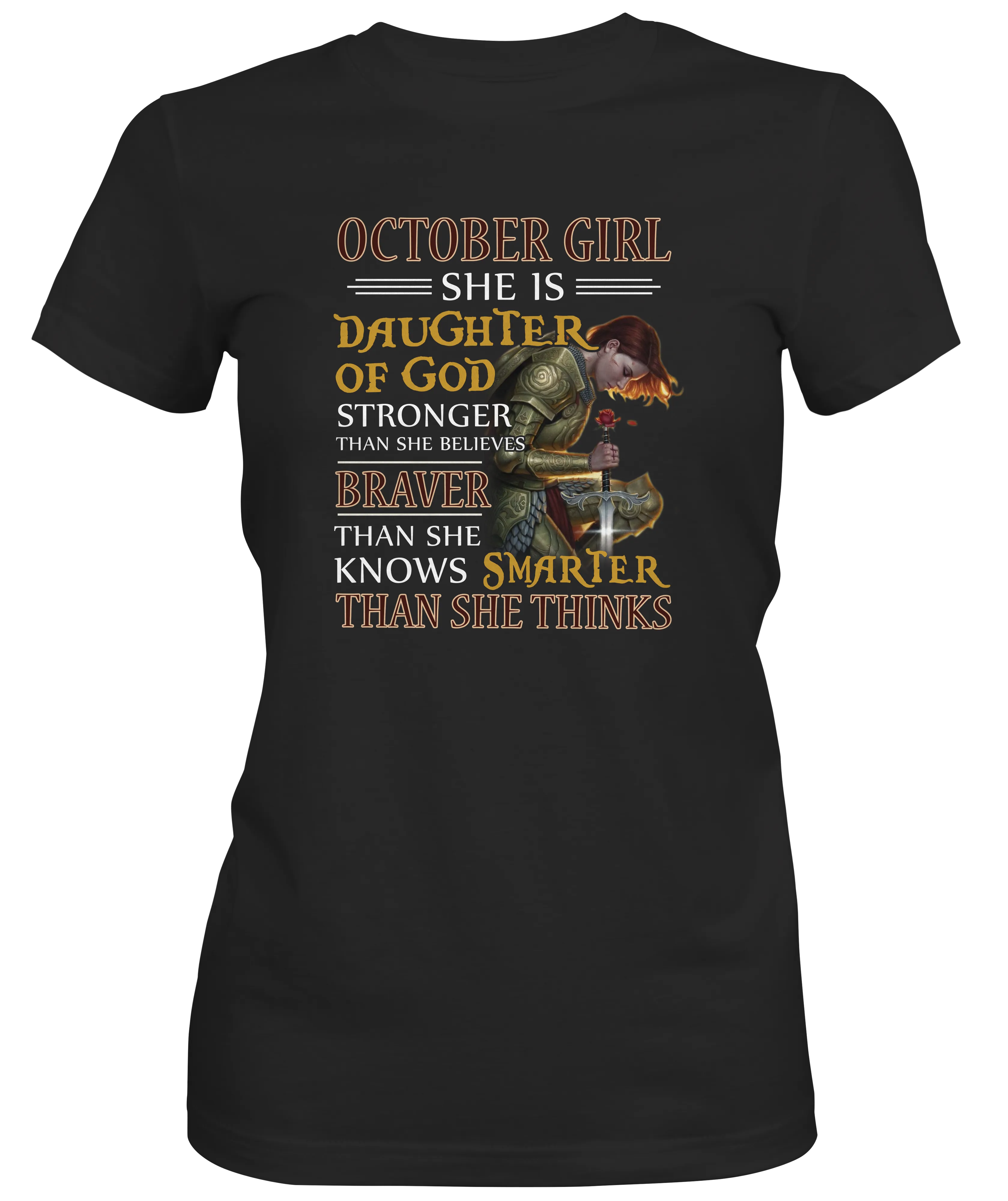 October Girl Ladies Graphic T-shirt